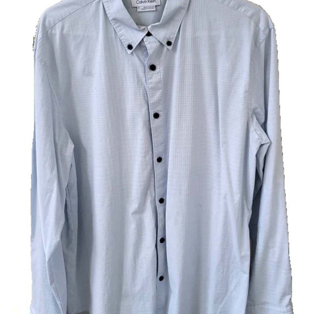Calvin Light Blue Long Sleeve Shirt (L)